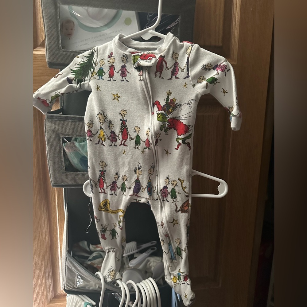 Pottery barn baby Christmas sleeper